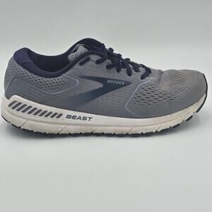 Brooks Beast 20 Gray Men's Running Shoes Size 11 WIDE 2E
